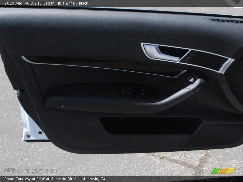Ibis White / Black 2010 Audi A6 3.2 FSI Sedan