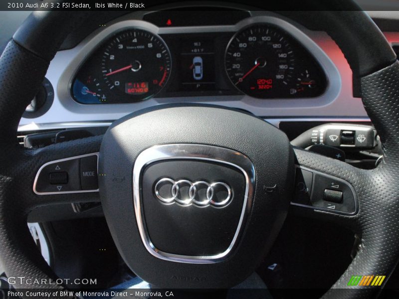 Ibis White / Black 2010 Audi A6 3.2 FSI Sedan
