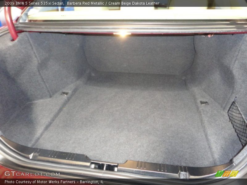 Barbera Red Metallic / Cream Beige Dakota Leather 2009 BMW 5 Series 535xi Sedan