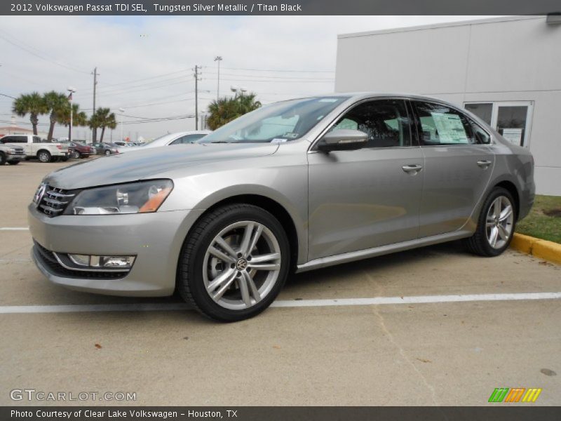 Tungsten Silver Metallic / Titan Black 2012 Volkswagen Passat TDI SEL