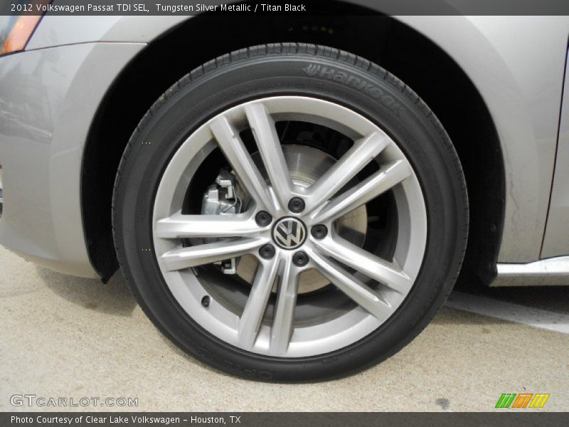 Tungsten Silver Metallic / Titan Black 2012 Volkswagen Passat TDI SEL