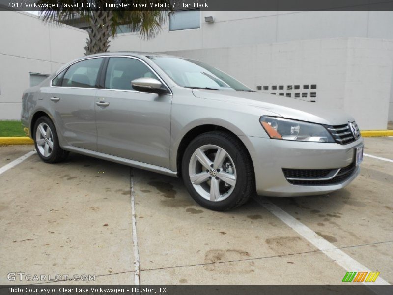 Tungsten Silver Metallic / Titan Black 2012 Volkswagen Passat TDI SE