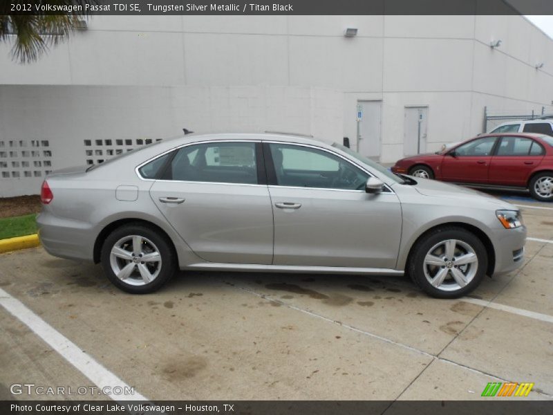 Tungsten Silver Metallic / Titan Black 2012 Volkswagen Passat TDI SE