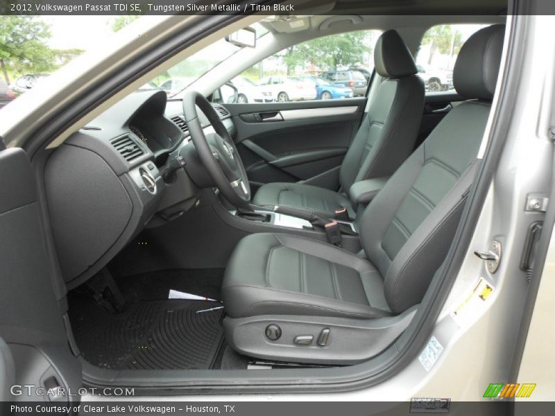 Tungsten Silver Metallic / Titan Black 2012 Volkswagen Passat TDI SE