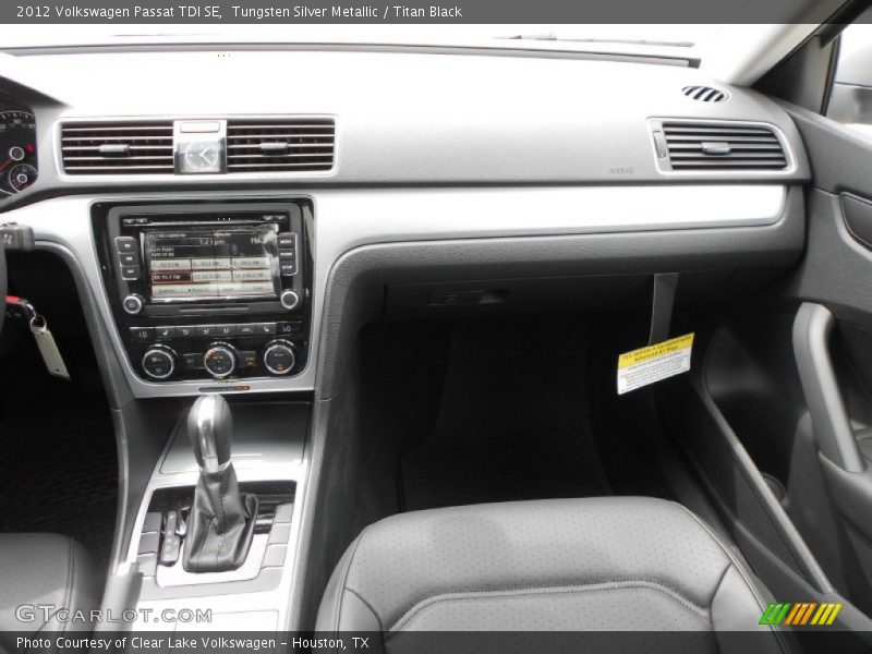 Tungsten Silver Metallic / Titan Black 2012 Volkswagen Passat TDI SE