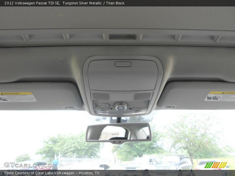 Tungsten Silver Metallic / Titan Black 2012 Volkswagen Passat TDI SE