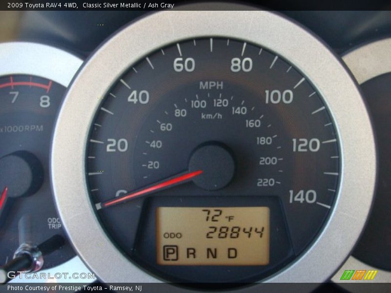 Classic Silver Metallic / Ash Gray 2009 Toyota RAV4 4WD