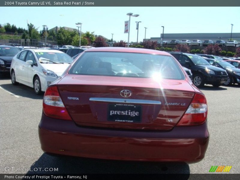 Salsa Red Pearl / Stone 2004 Toyota Camry LE V6