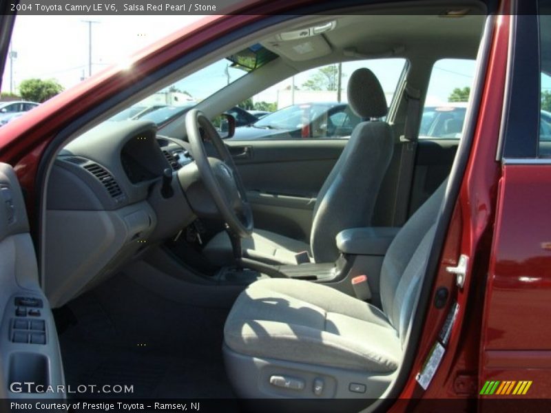Salsa Red Pearl / Stone 2004 Toyota Camry LE V6