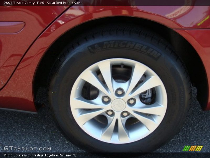 Salsa Red Pearl / Stone 2004 Toyota Camry LE V6