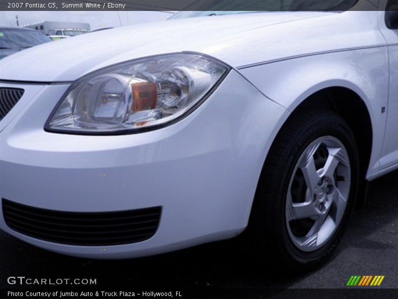 Summit White / Ebony 2007 Pontiac G5