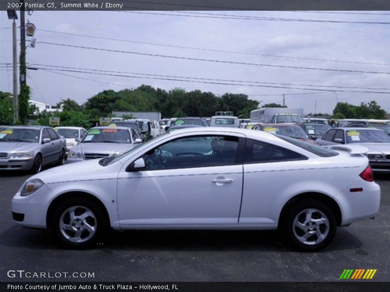 Summit White / Ebony 2007 Pontiac G5
