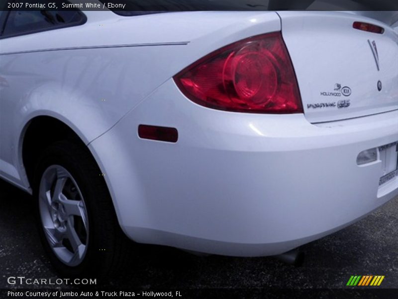 Summit White / Ebony 2007 Pontiac G5