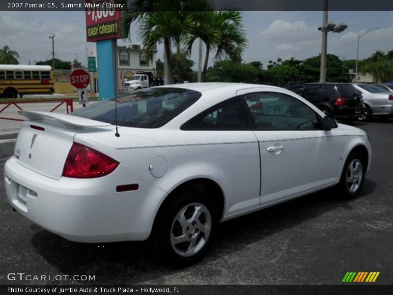 Summit White / Ebony 2007 Pontiac G5