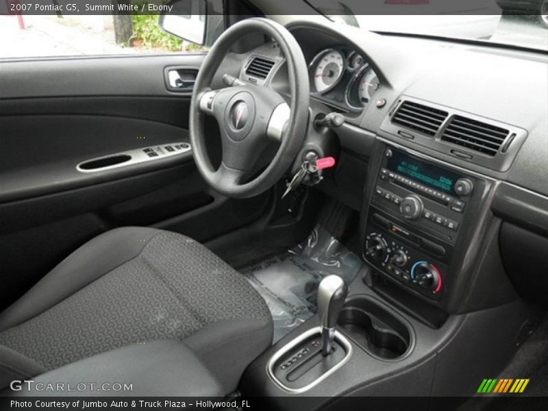 Summit White / Ebony 2007 Pontiac G5