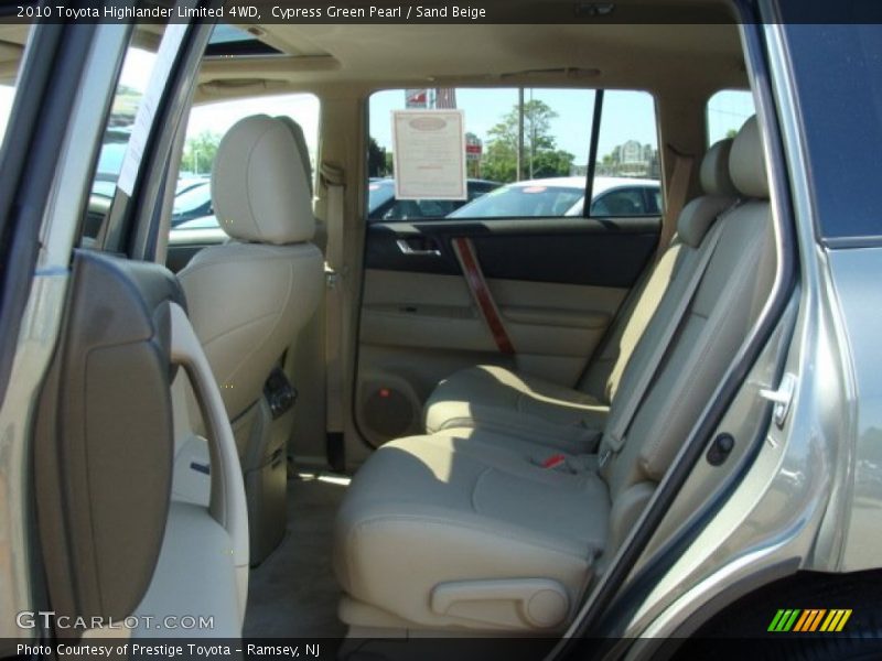 Cypress Green Pearl / Sand Beige 2010 Toyota Highlander Limited 4WD