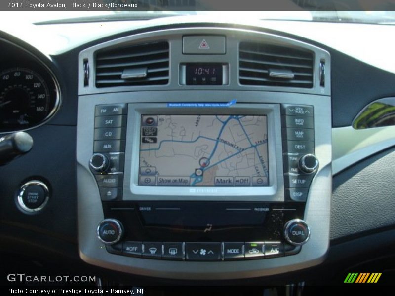 Black / Black/Bordeaux 2012 Toyota Avalon