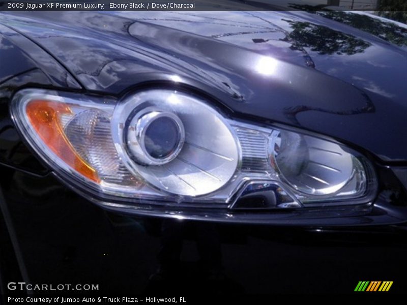 Ebony Black / Dove/Charcoal 2009 Jaguar XF Premium Luxury