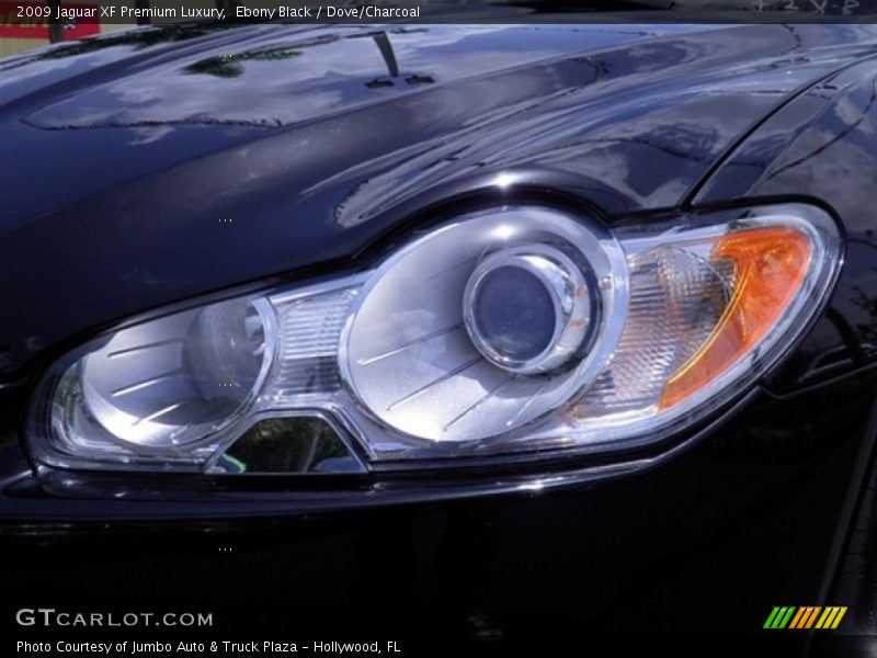 Ebony Black / Dove/Charcoal 2009 Jaguar XF Premium Luxury