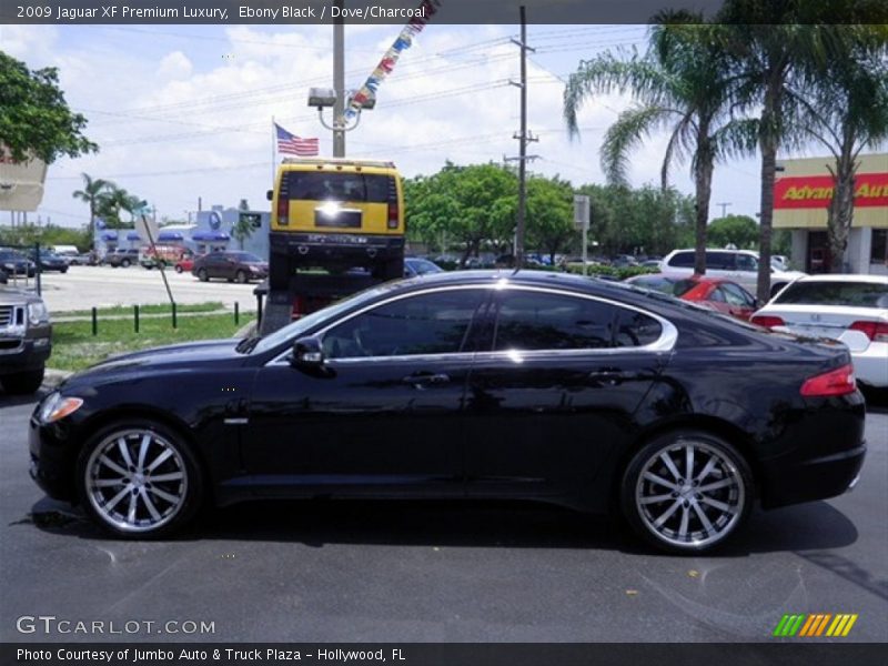 Ebony Black / Dove/Charcoal 2009 Jaguar XF Premium Luxury