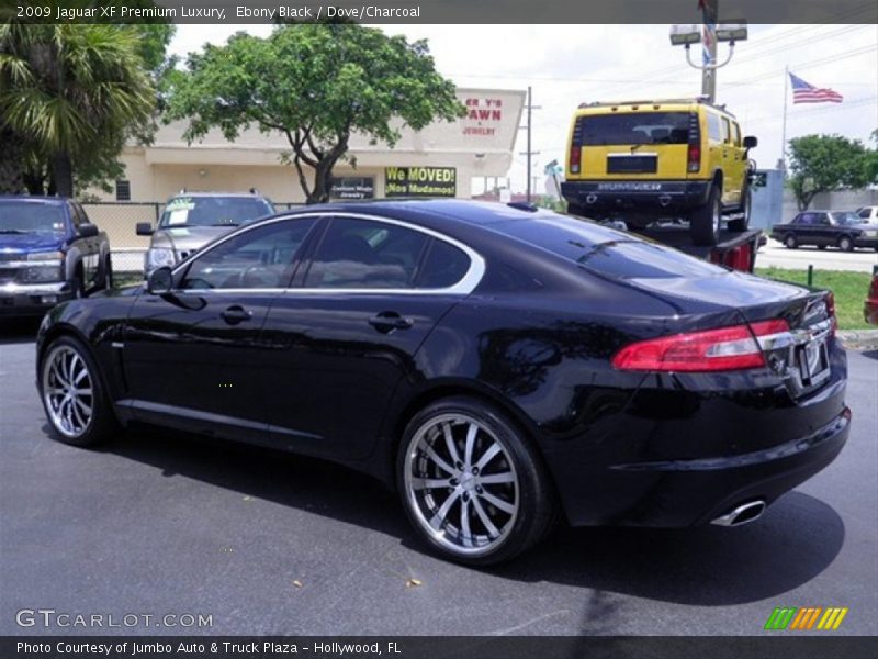 Ebony Black / Dove/Charcoal 2009 Jaguar XF Premium Luxury