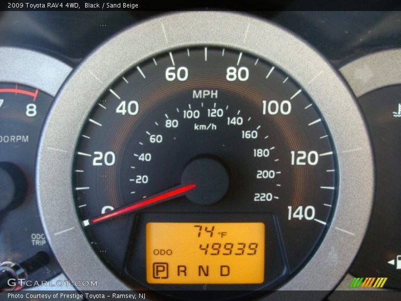 Black / Sand Beige 2009 Toyota RAV4 4WD