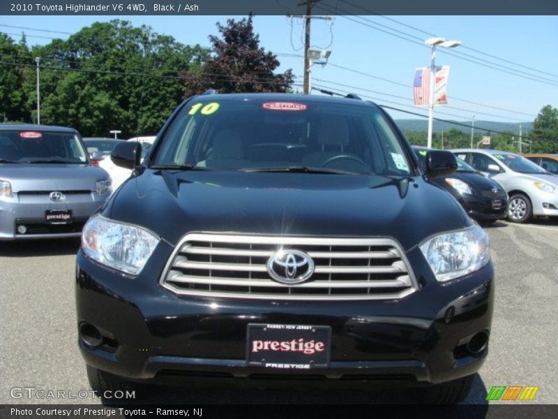 Black / Ash 2010 Toyota Highlander V6 4WD