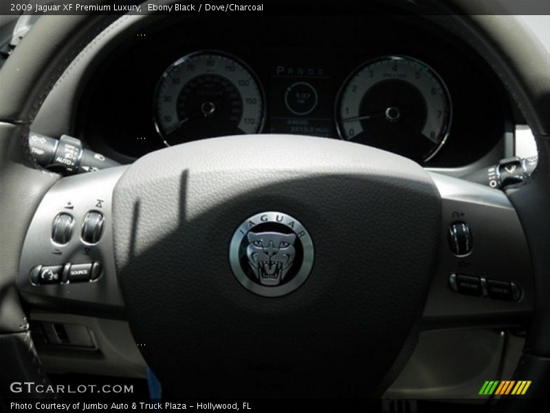 Ebony Black / Dove/Charcoal 2009 Jaguar XF Premium Luxury