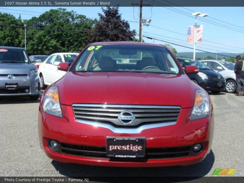 Sonoma Sunset Metallic / Blond 2007 Nissan Altima 3.5 SL