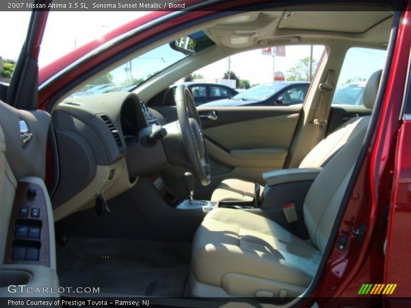 Sonoma Sunset Metallic / Blond 2007 Nissan Altima 3.5 SL