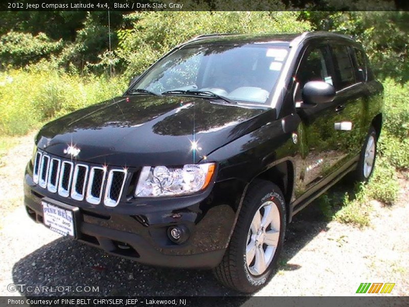 Black / Dark Slate Gray 2012 Jeep Compass Latitude 4x4