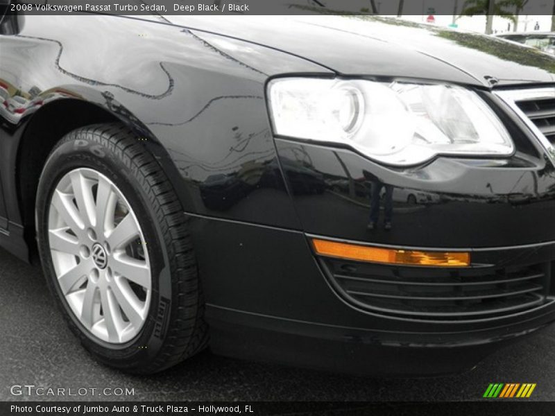 Deep Black / Black 2008 Volkswagen Passat Turbo Sedan