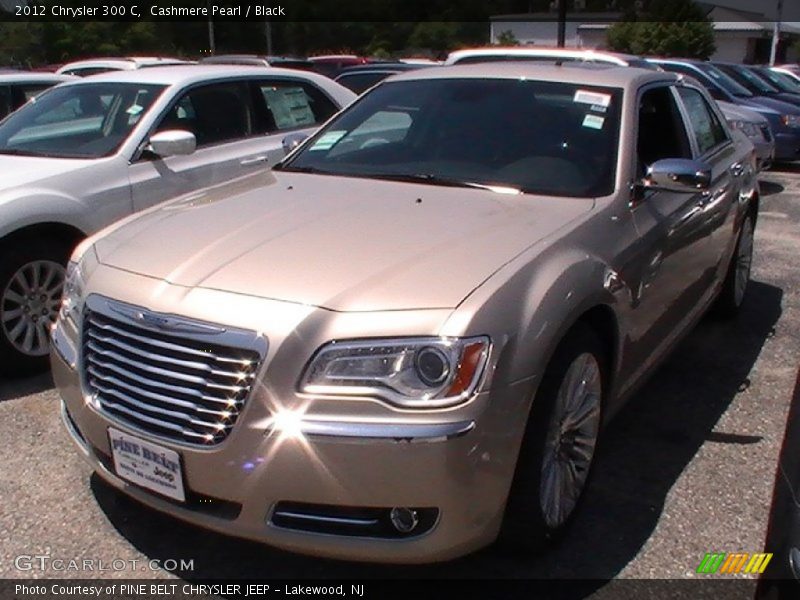Cashmere Pearl / Black 2012 Chrysler 300 C