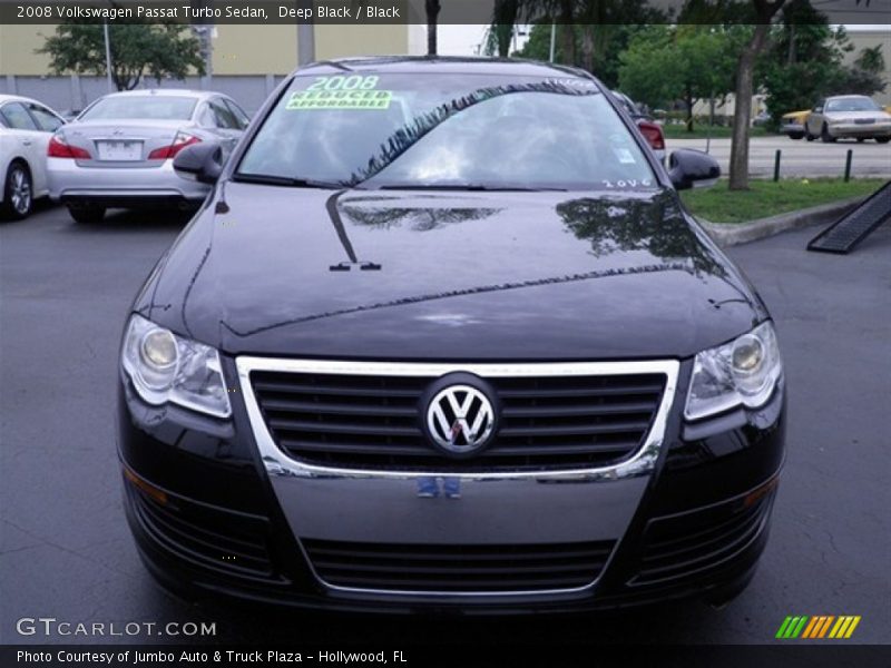 Deep Black / Black 2008 Volkswagen Passat Turbo Sedan
