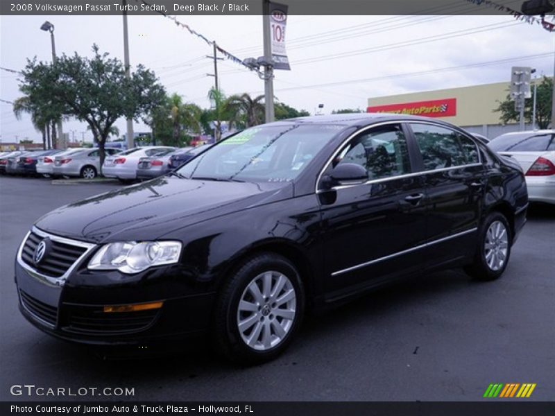 Deep Black / Black 2008 Volkswagen Passat Turbo Sedan