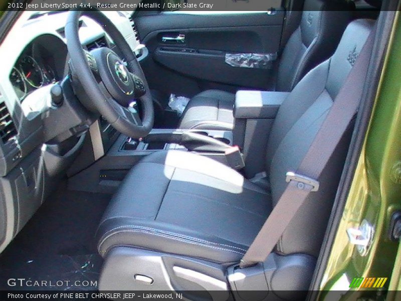 Rescue Green Metallic / Dark Slate Gray 2012 Jeep Liberty Sport 4x4