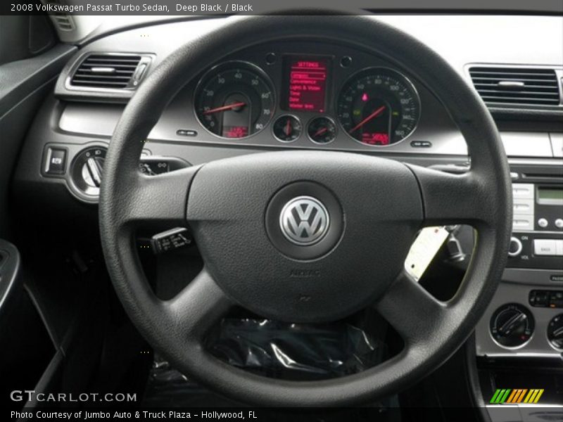 Deep Black / Black 2008 Volkswagen Passat Turbo Sedan