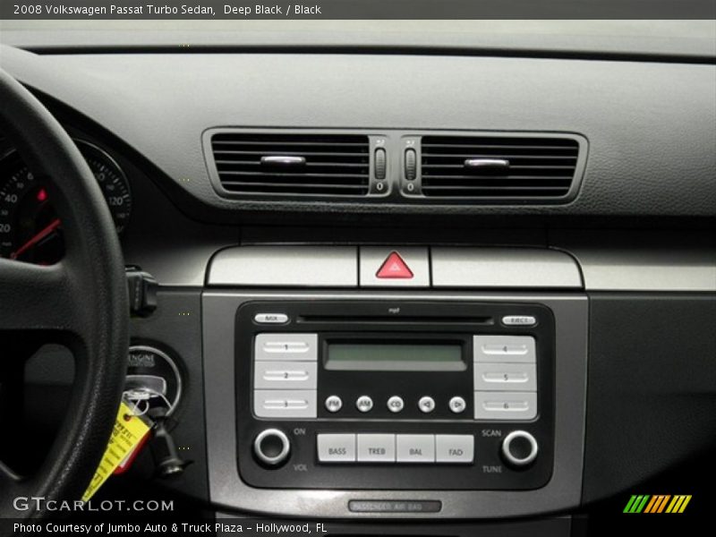 Deep Black / Black 2008 Volkswagen Passat Turbo Sedan