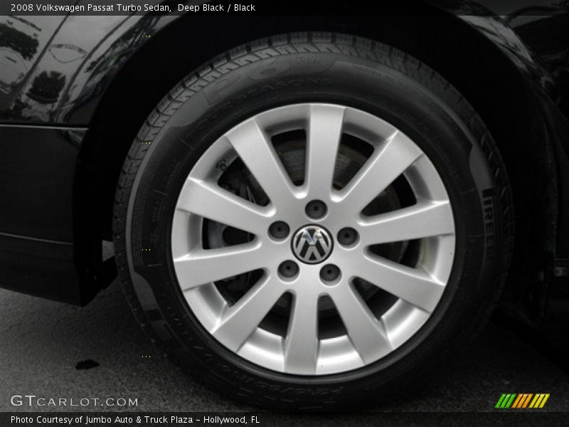 Deep Black / Black 2008 Volkswagen Passat Turbo Sedan
