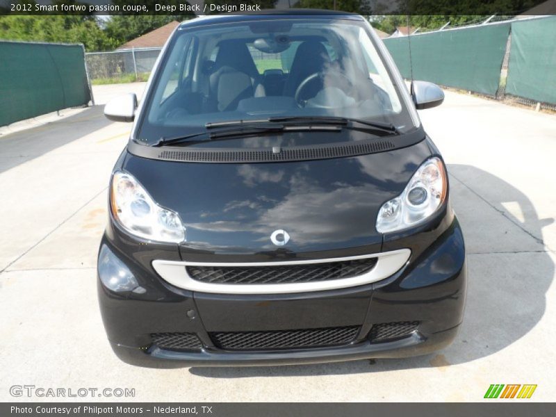 Deep Black / Design Black 2012 Smart fortwo passion coupe