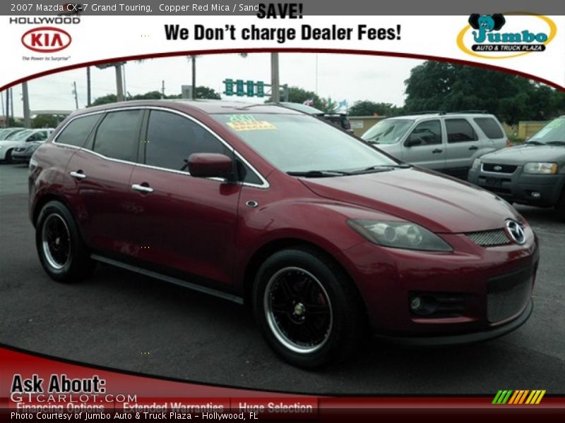 Copper Red Mica / Sand 2007 Mazda CX-7 Grand Touring