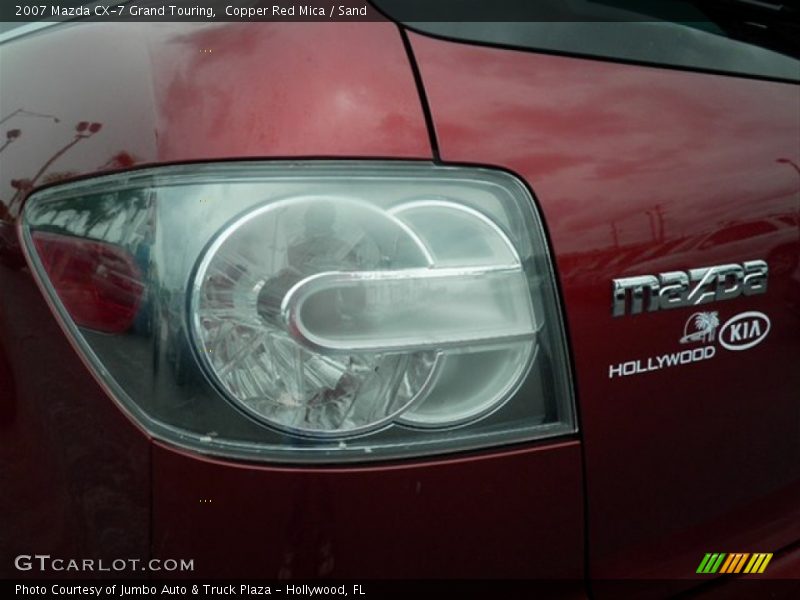 Copper Red Mica / Sand 2007 Mazda CX-7 Grand Touring