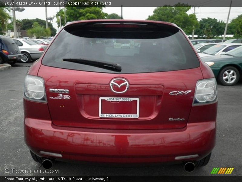 Copper Red Mica / Sand 2007 Mazda CX-7 Grand Touring