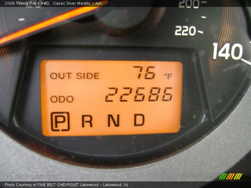 Classic Silver Metallic / Ash 2008 Toyota RAV4 4WD