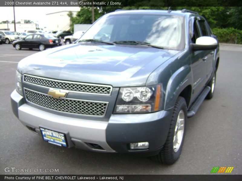 Blue Granite Metallic / Ebony 2008 Chevrolet Avalanche Z71 4x4