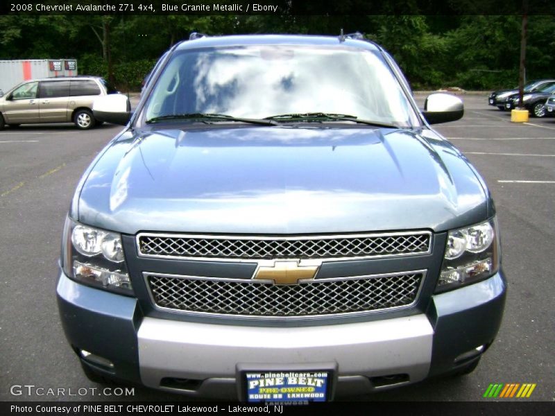 Blue Granite Metallic / Ebony 2008 Chevrolet Avalanche Z71 4x4