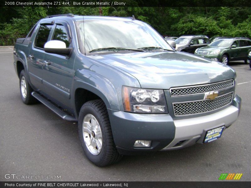 Blue Granite Metallic / Ebony 2008 Chevrolet Avalanche Z71 4x4