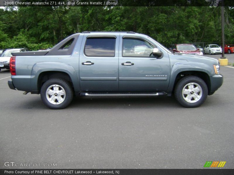 Blue Granite Metallic / Ebony 2008 Chevrolet Avalanche Z71 4x4