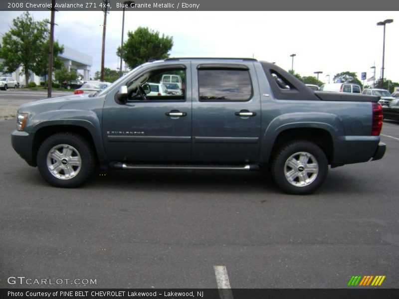 Blue Granite Metallic / Ebony 2008 Chevrolet Avalanche Z71 4x4