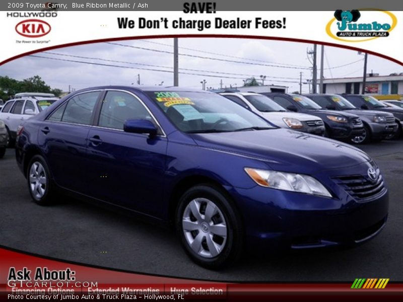 Blue Ribbon Metallic / Ash 2009 Toyota Camry